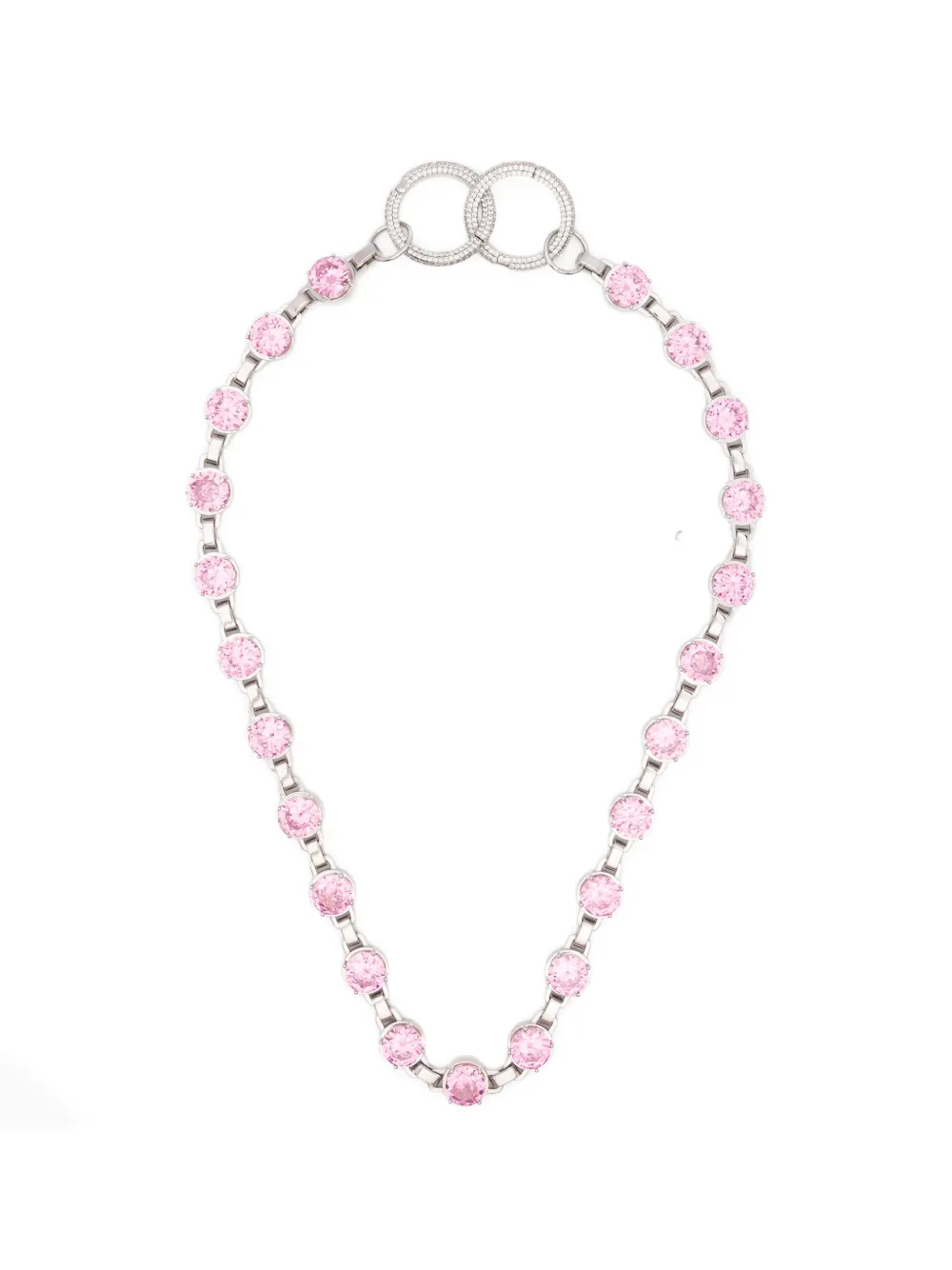 DARKAI Sissy crystal-embellished necklace - Argento