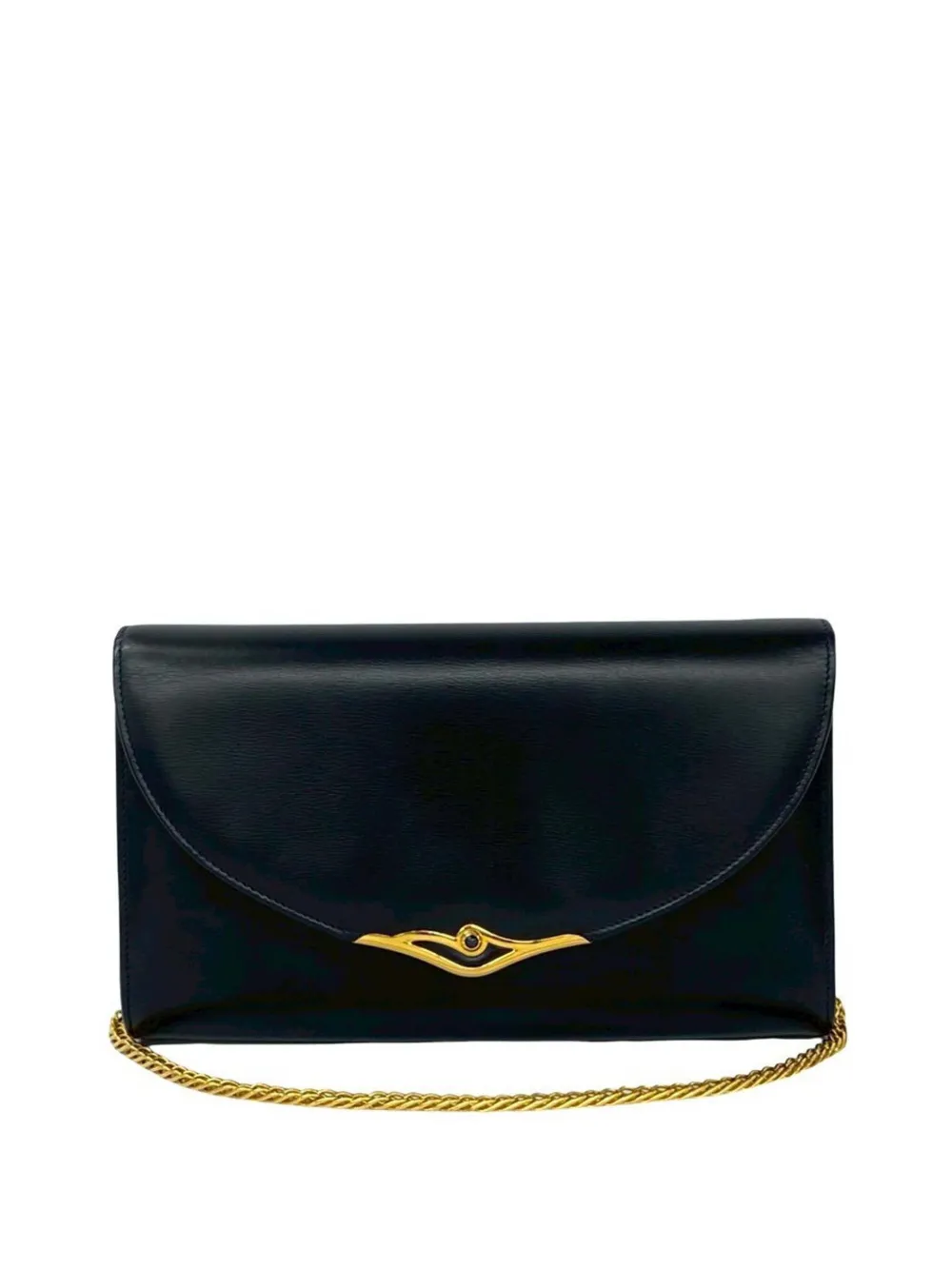 Cartier 20th Century Leather Sapphire Chain crossbody bag - Blu