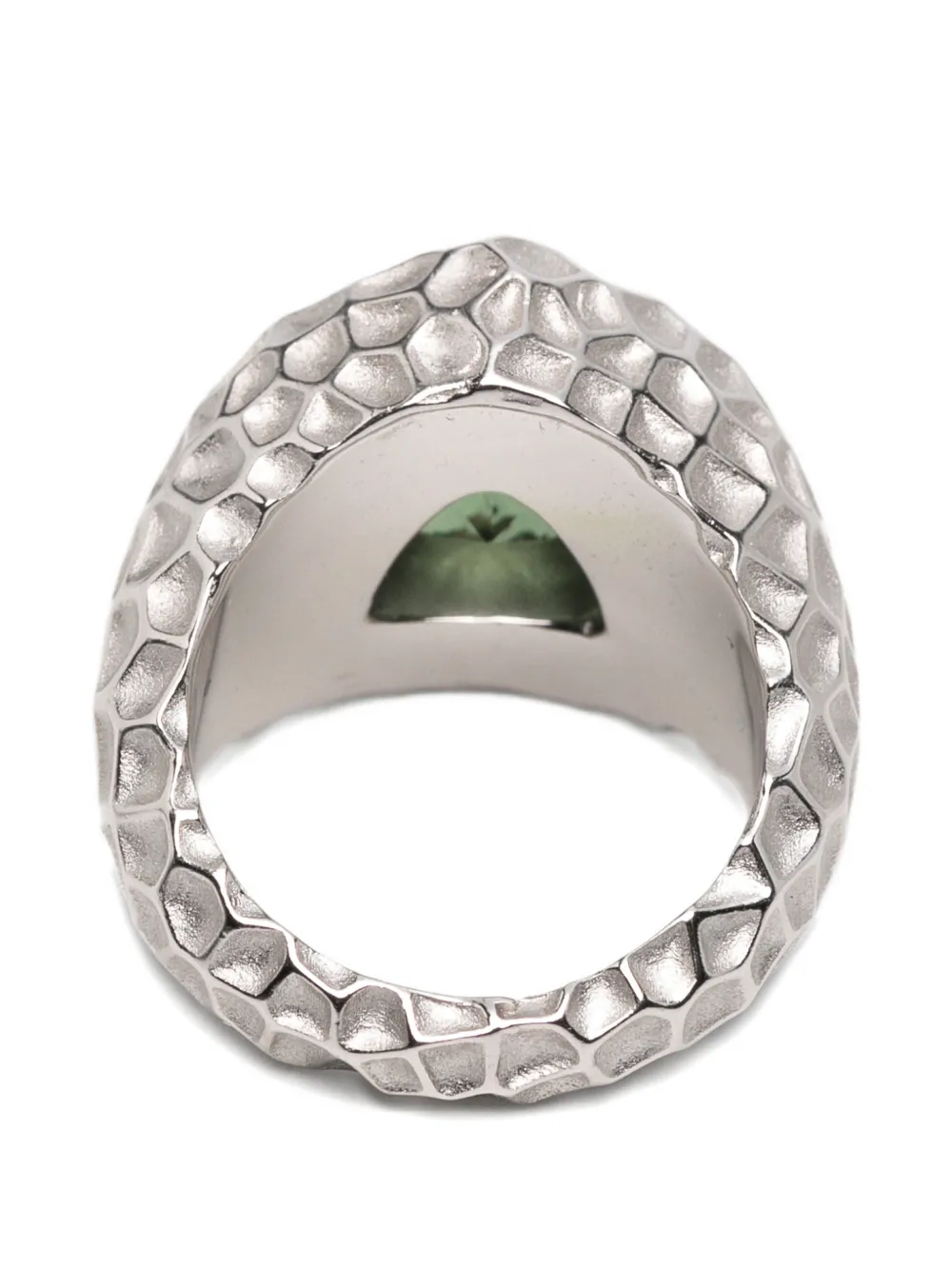  Darkai Anillo Con Efecto Forjado - Plateado 