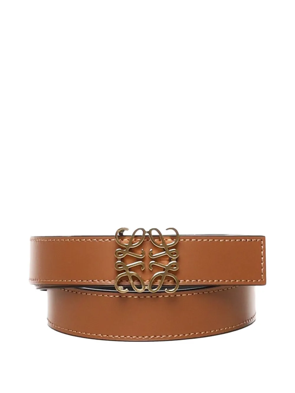 LOEWE Anagram buckle belt - Marrone