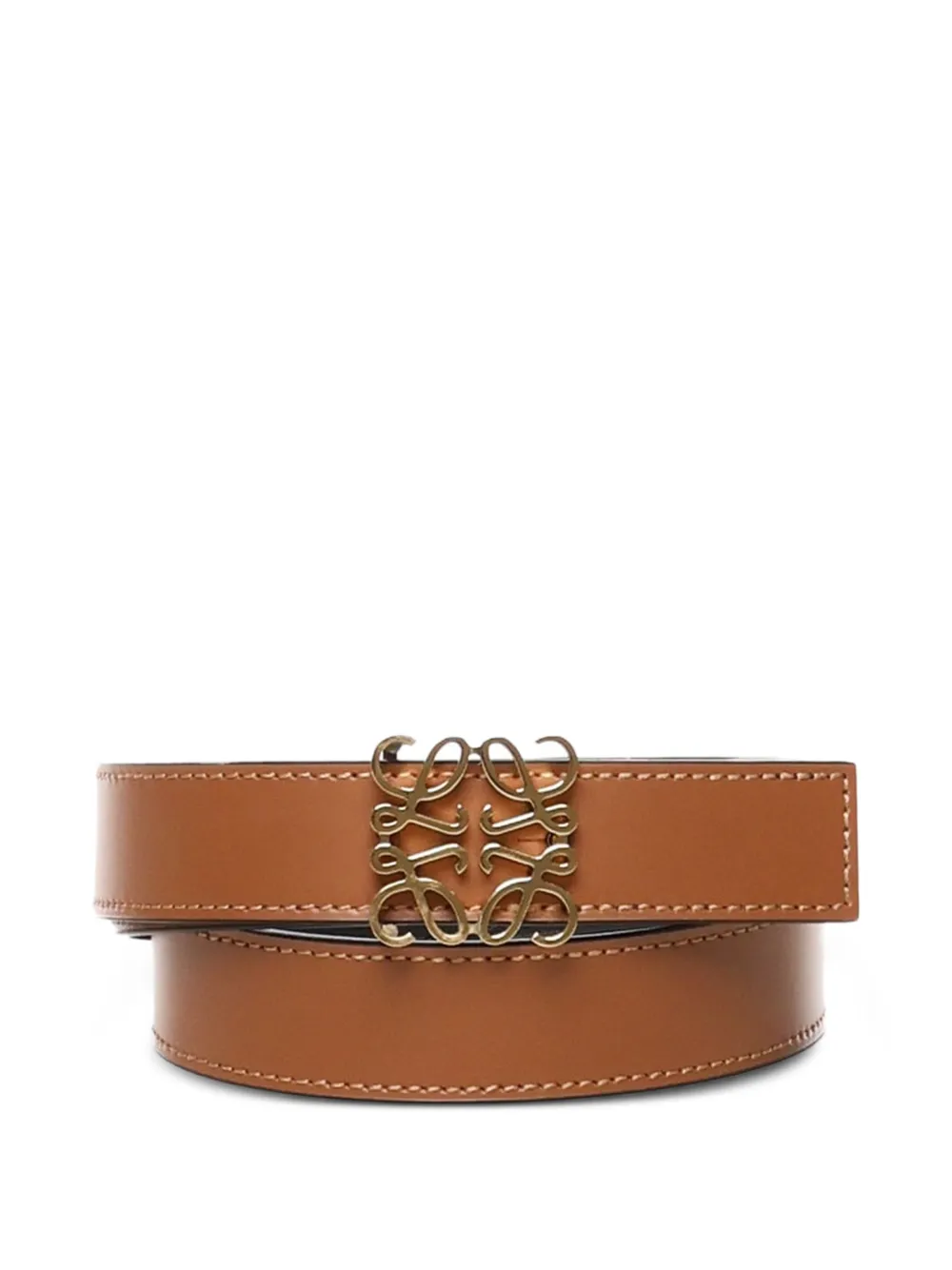 LOEWE Anagram buckle belt - Marrone