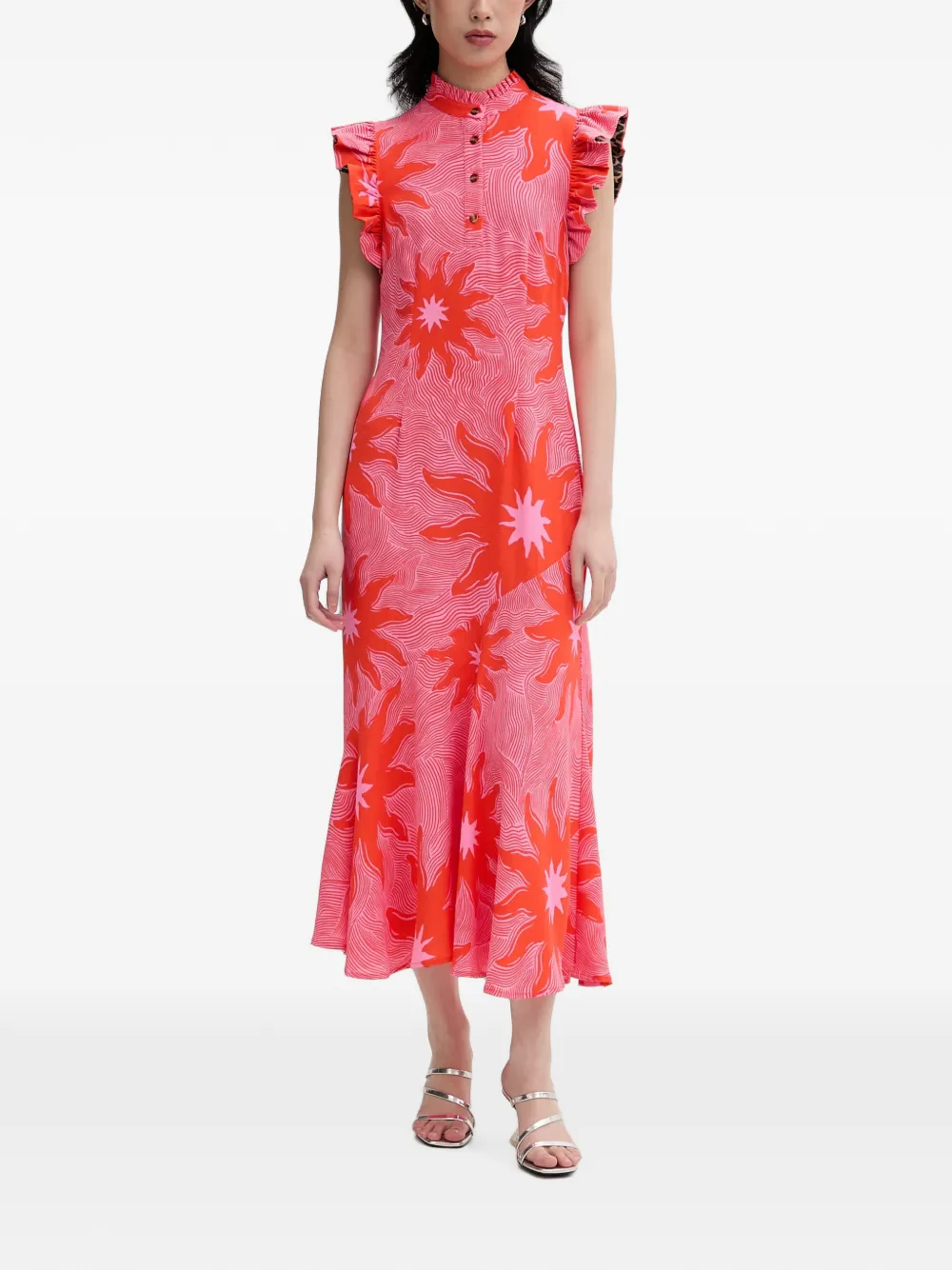 NEVER FULLY DRESSED Remi midi dress - Rosa