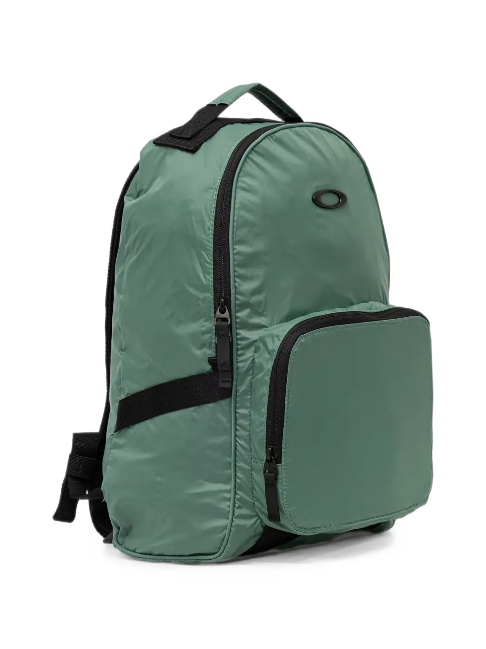 Oakley logo-plaque zip-fastening backpack Groen