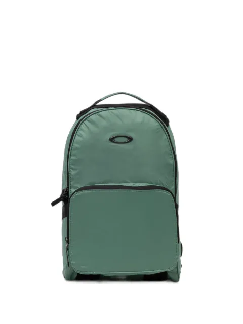 Oakley logo-plaque zip-fastening backpack