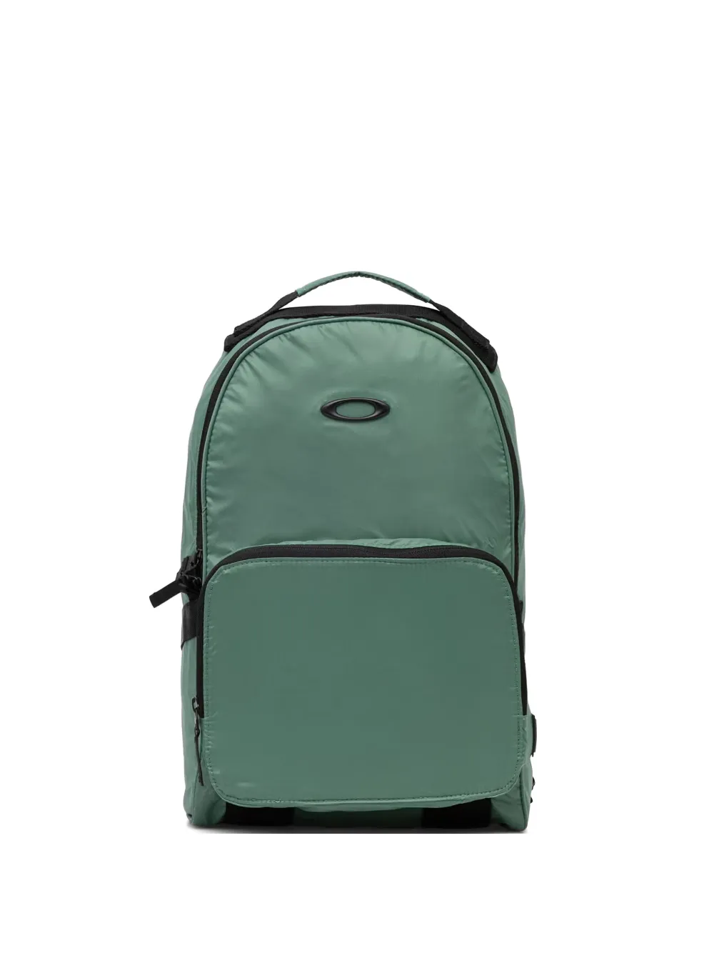 Oakley logo-plaque zip-fastening backpack - Verde