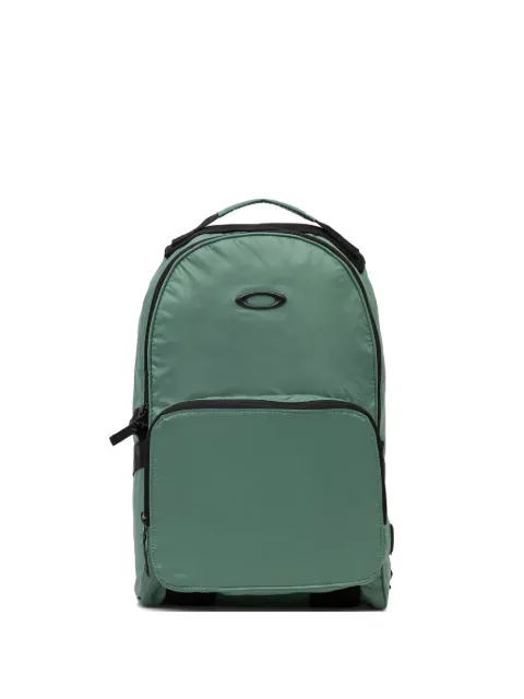 Oakley logo-plaque zip-fastening backpack