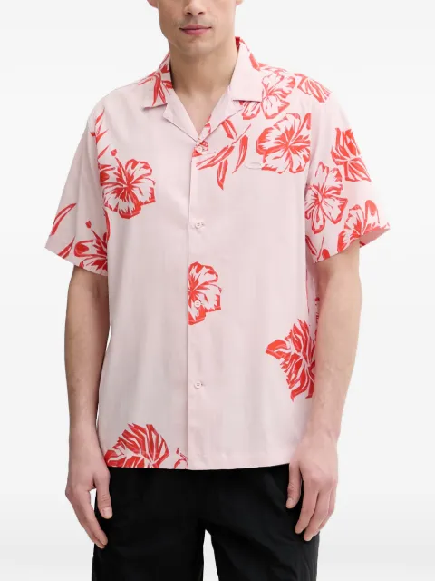 Oakley Hibiscus Breeze floral-print short-sleeve shirt