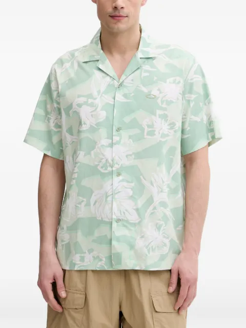 Oakley Hibiscus Breeze floral-print short-sleeve shirt