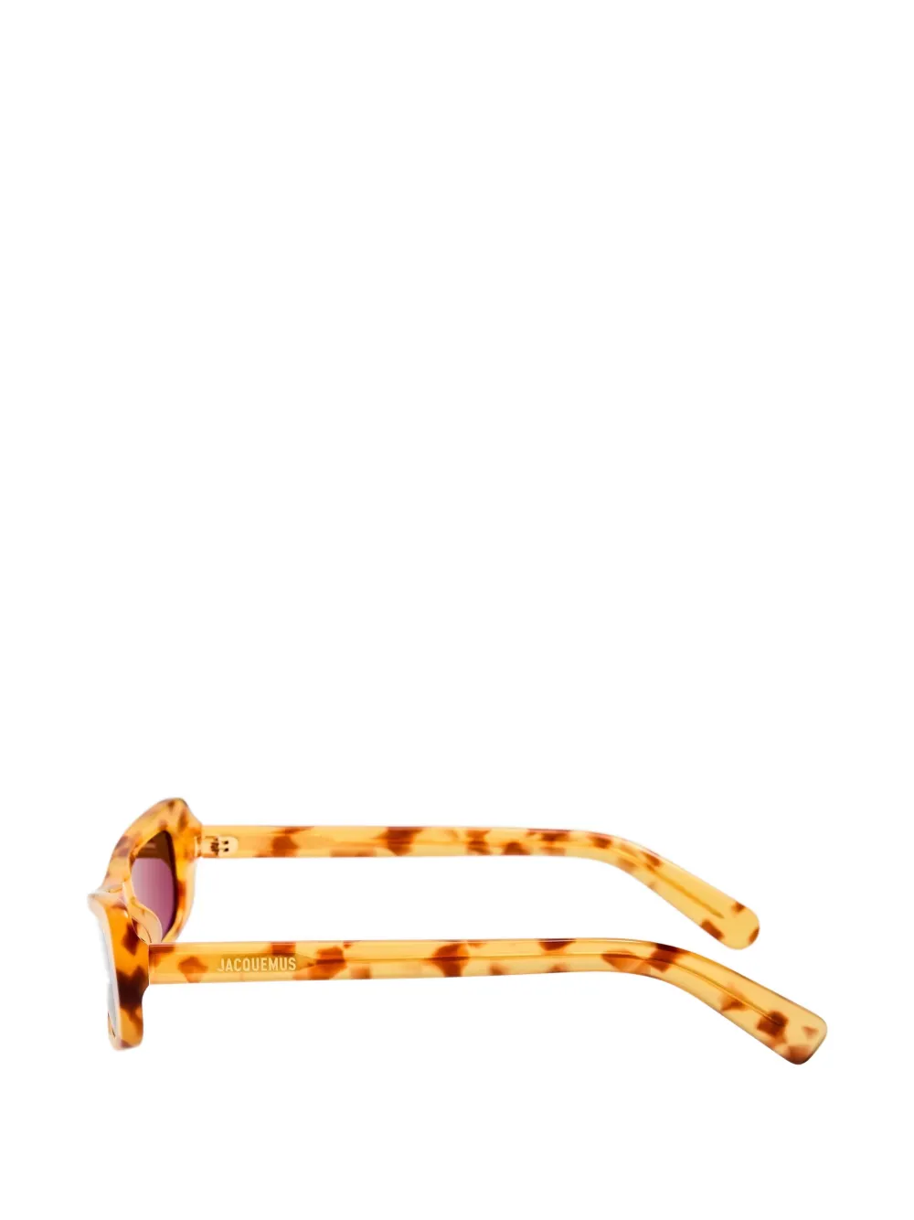 Jacquemus Capri zonnebril met cat-eye montuur Oranje