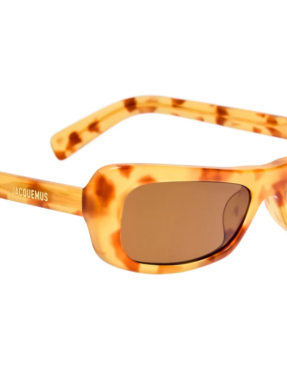 Jacquemus Capri zonnebril met cat-eye montuur Oranje