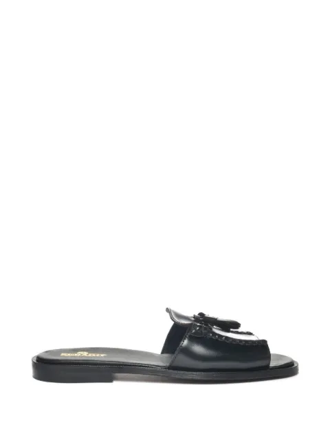 Sebago tassel-detail leather slides