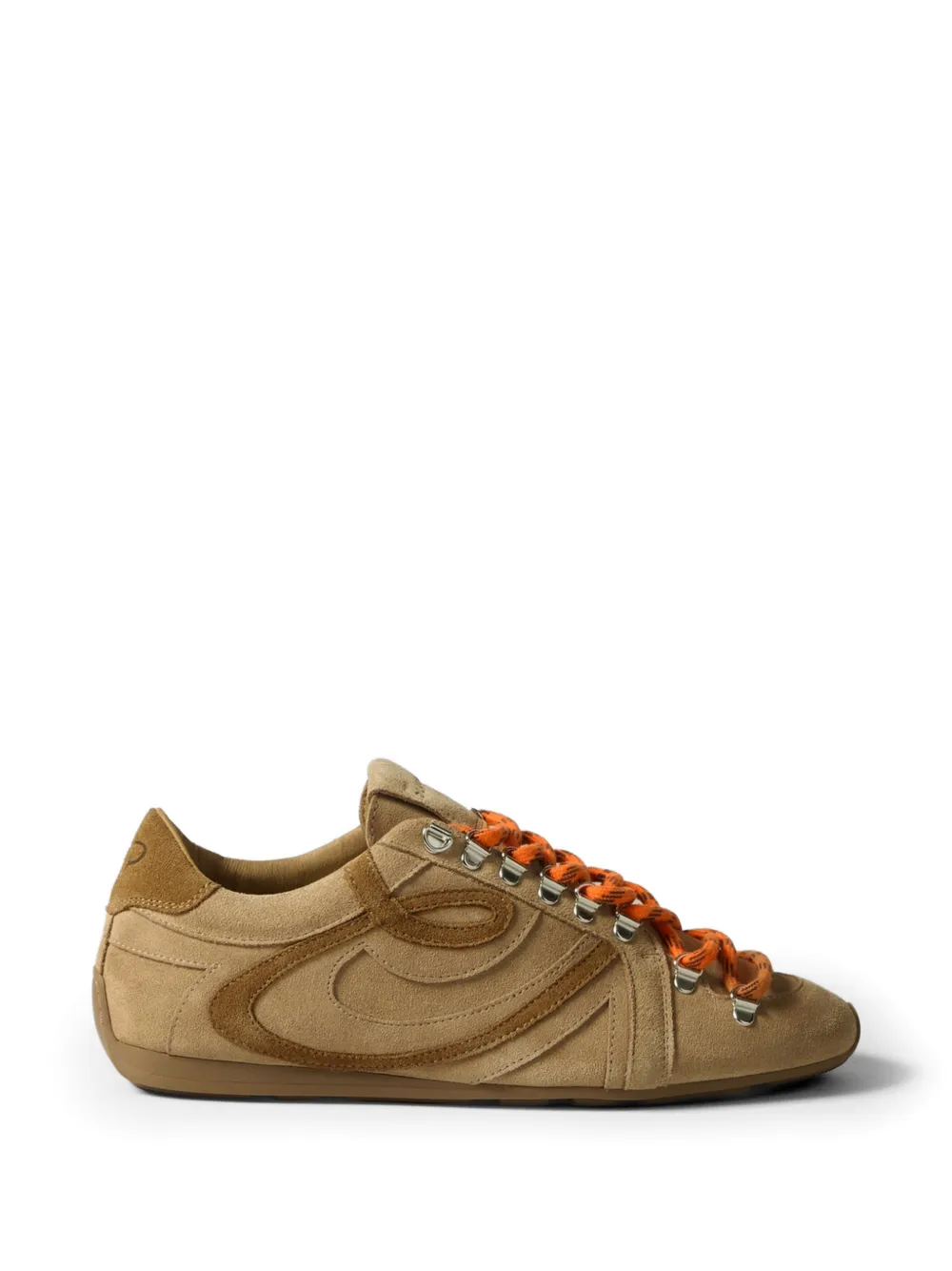 Claudie Pierlot Swing suede sneakers Beige