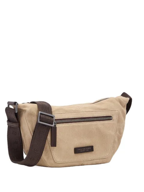 The Bridge Igor leather-trim canvas belt bag