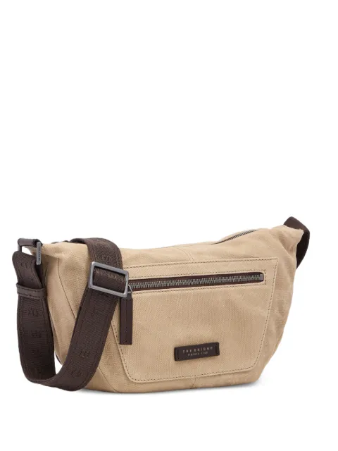 The Bridge Igor leather-trim canvas belt bag