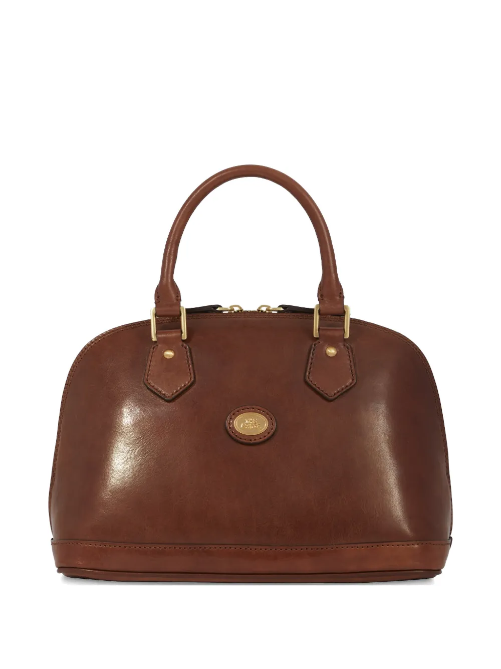 The Bridge sac cabas en cuir à fermeture zippée - Marron The Bridge sac cabas en cuir à fermeture zippée - Marron