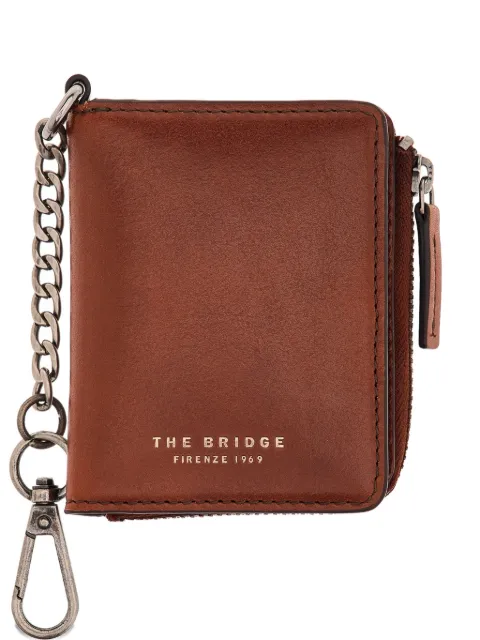 The Bridge chain-link leather wallet