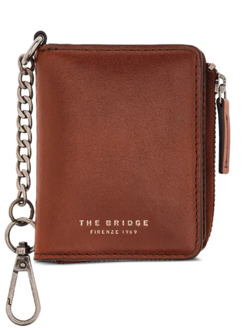 The Bridge chain-link leather wallet