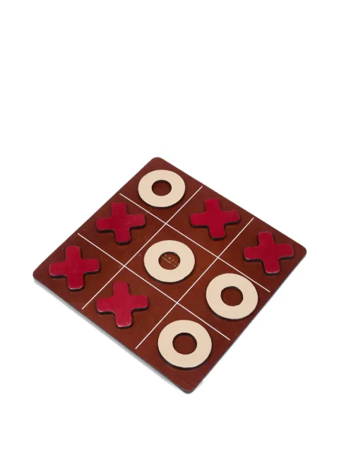 The Bridge Life-style leather tic-tac-toe game