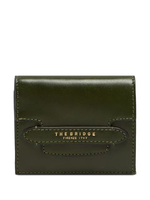 The Bridge logo-stamped leather wallet