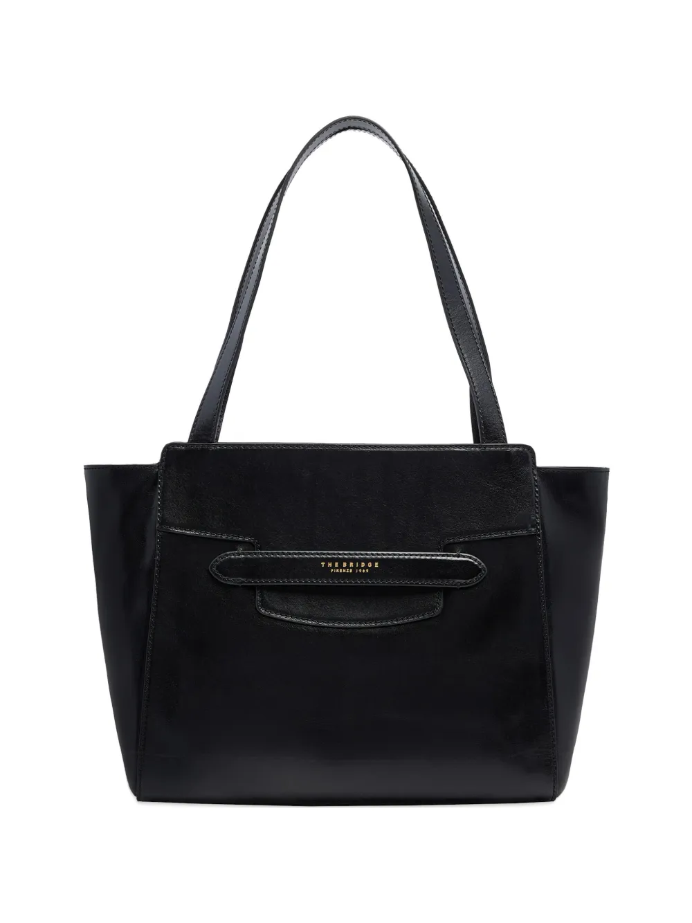 The Bridge Borsa tote in pelle - Nero