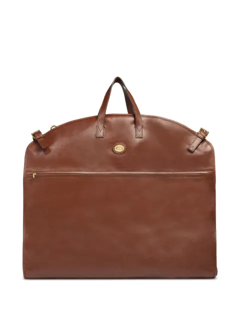 The Bridge leather garment bag