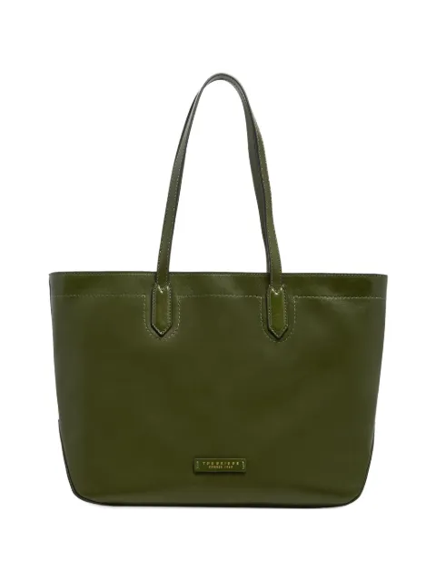 The Bridge tote con placa del logo
