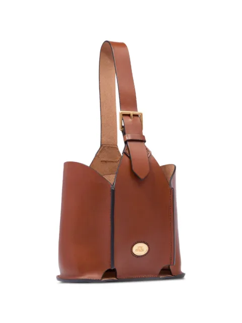 The Bridge buckle-fastening leather bottle holder
