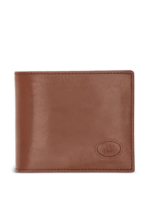 The Bridge logo-embossed bifold leather wallet