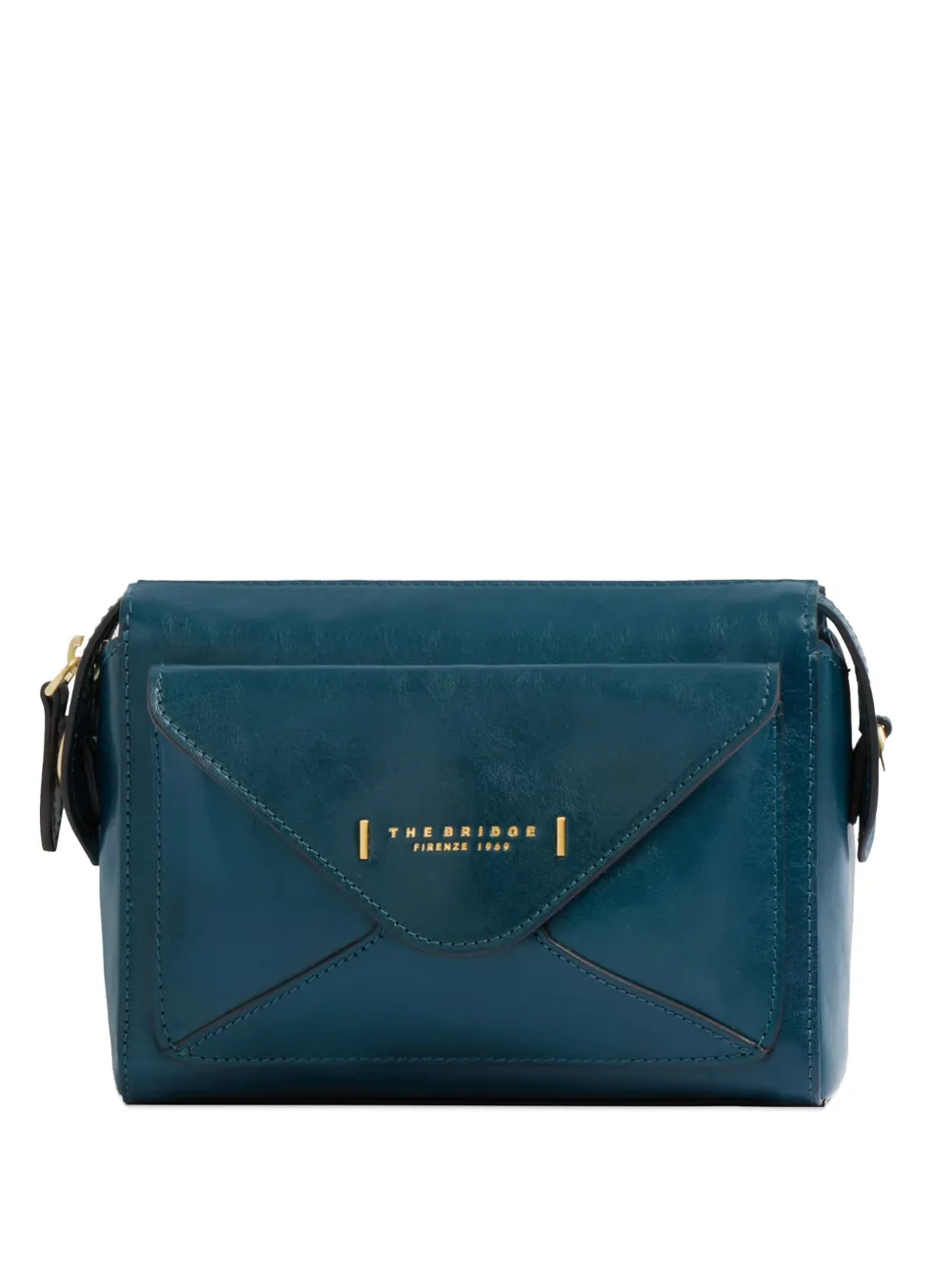 The Bridge leather cross body bag - Blu