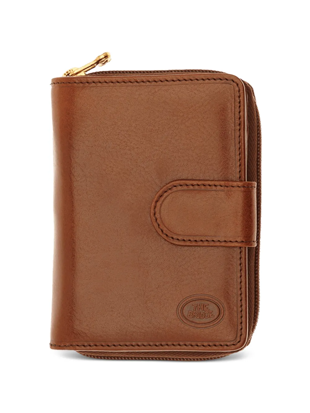 The Bridge logo leather wallet