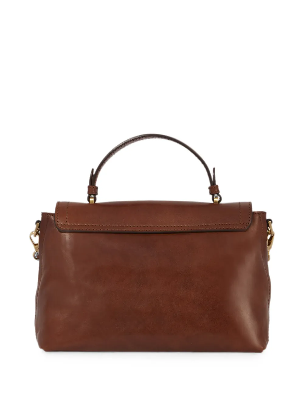 The Bridge Leren shopper Bruin
