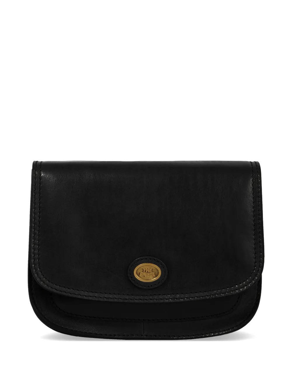 The Bridge Borsa a tracolla in pelle con applicazione logo - Nero