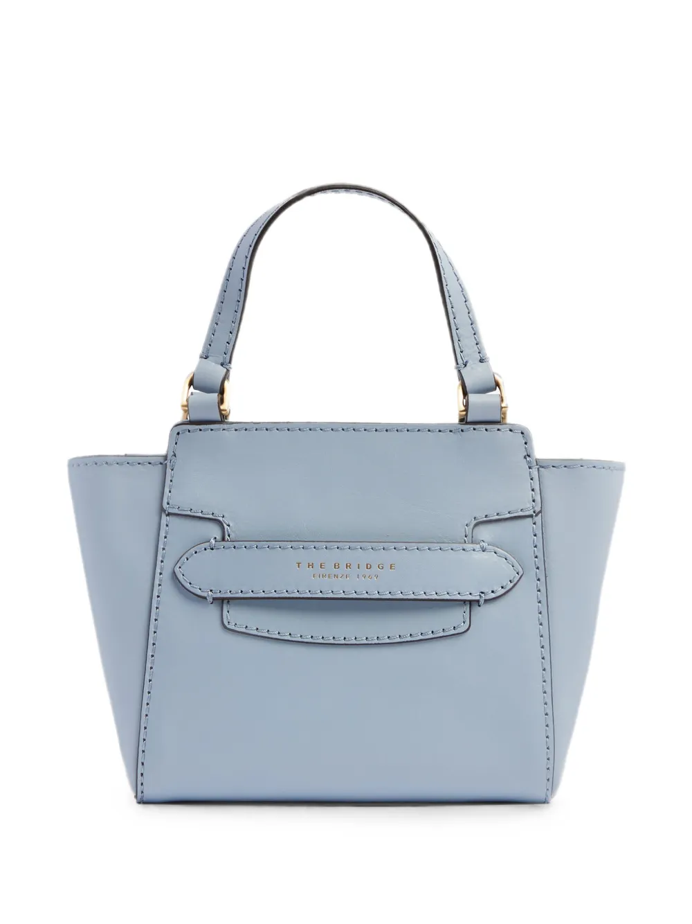 The Bridge leather shoulder bag - Blue