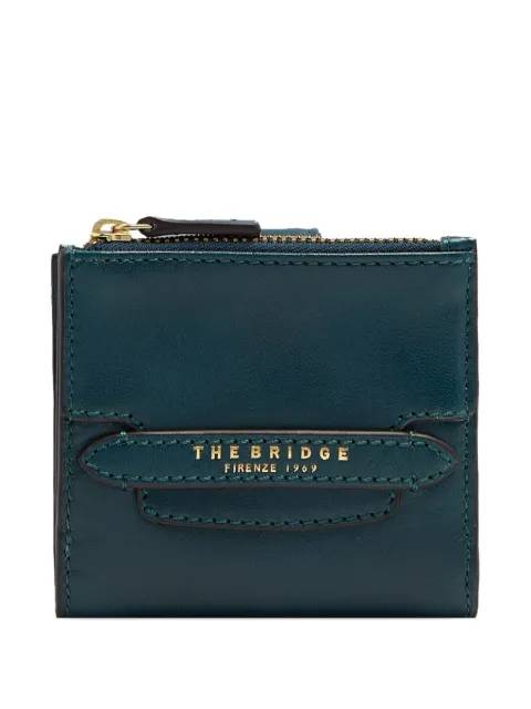 The Bridge logo-lettering leather wallet