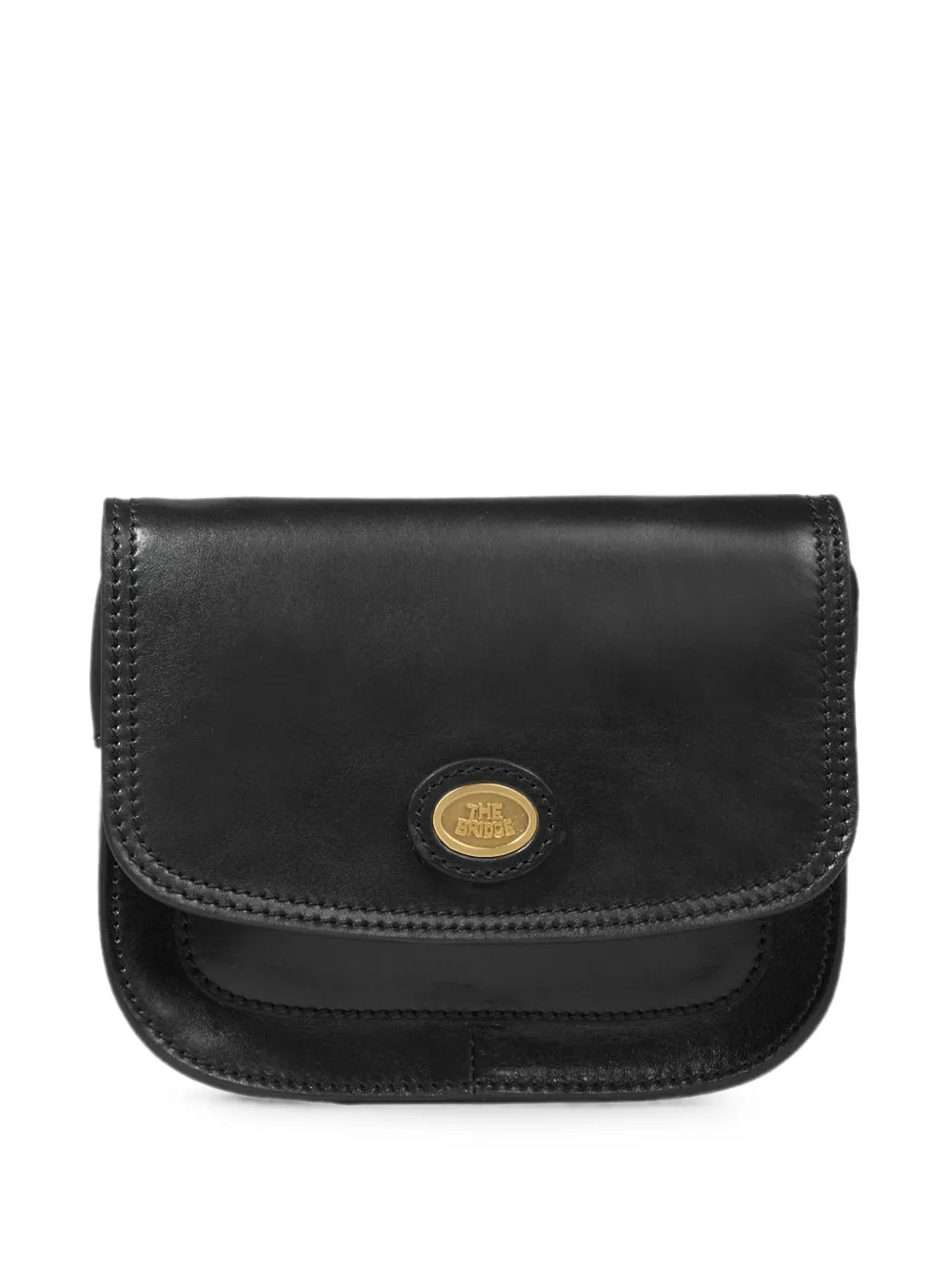 The Bridge Borsa a tracolla in pelle con applicazione logo - Nero