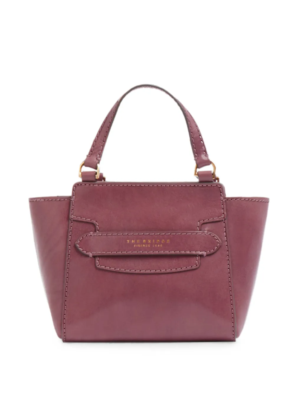 The Bridge leather tote bag - Rosa