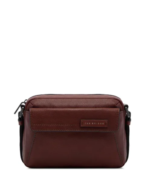 The Bridge pebbled-leather messenger bag