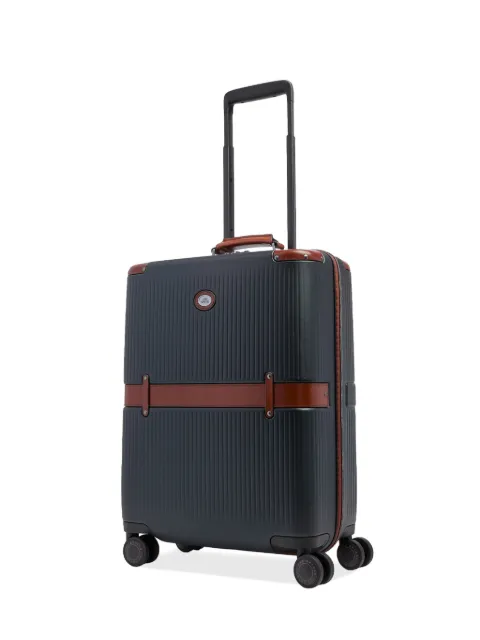 The Bridge leather-trim cabin suitcase