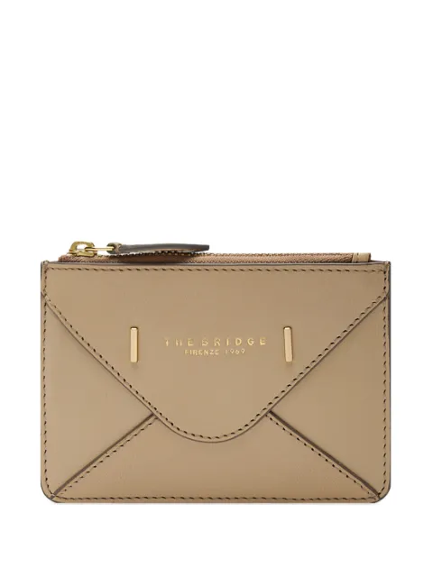 The Bridge envelope-style leather card holder