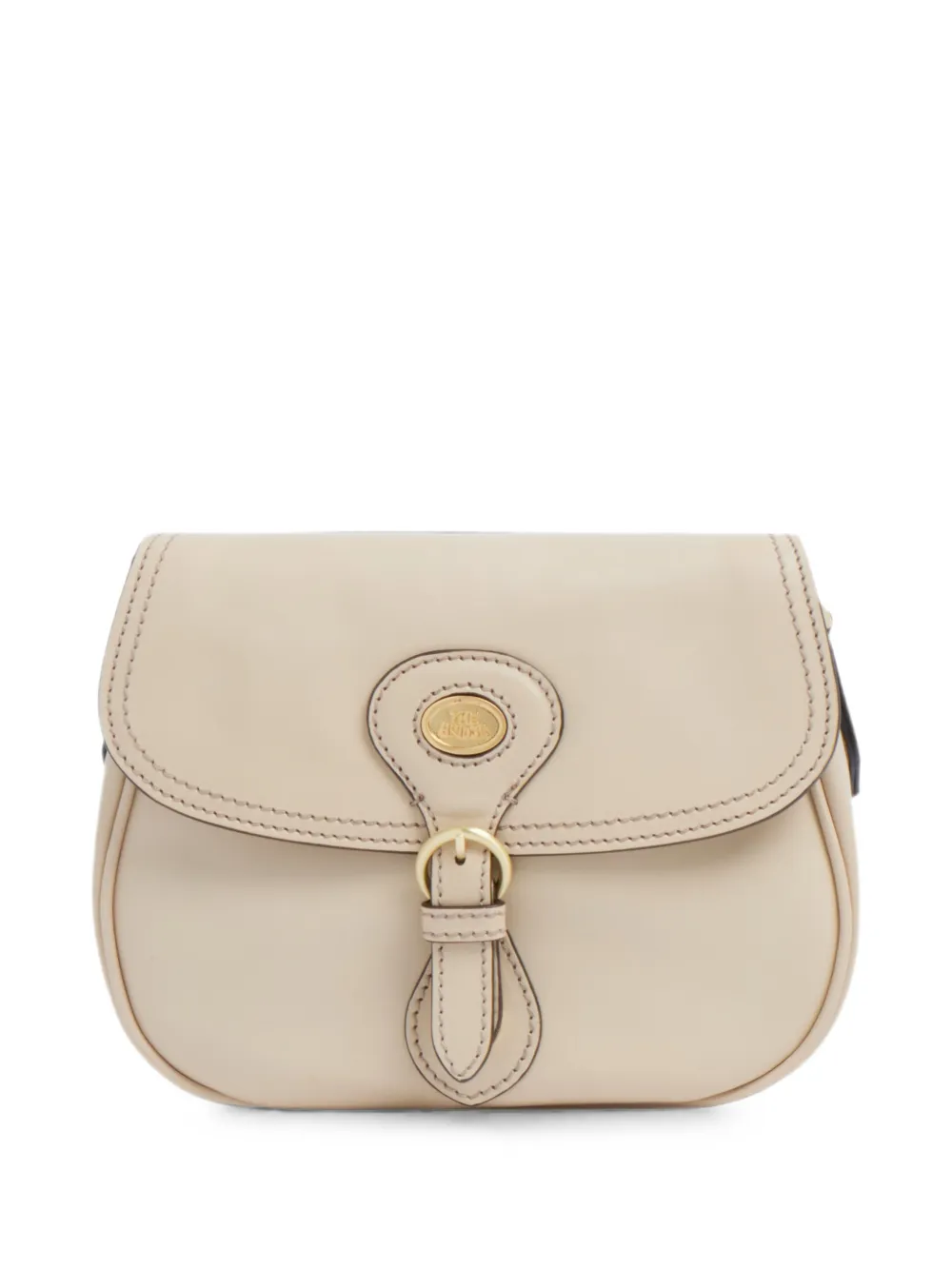 The Bridge buckle-fastening leather cross body bag - Toni neutri