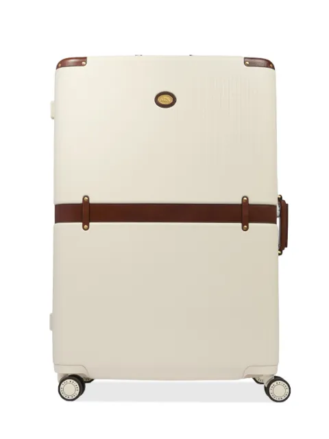 The Bridge leather-trimmed trolley
