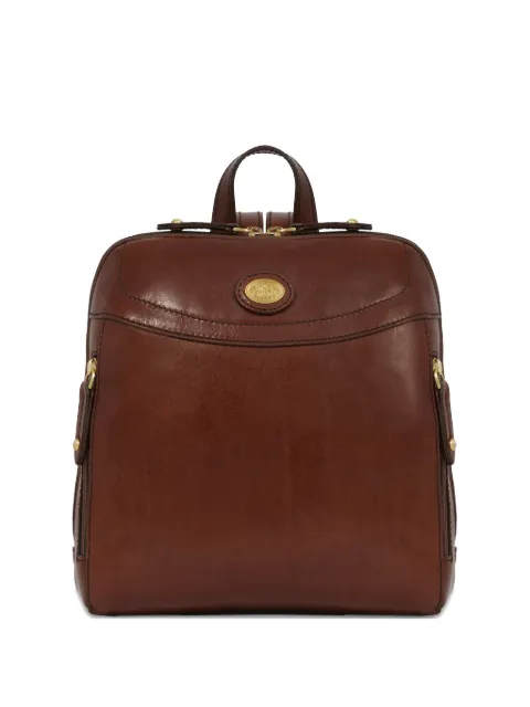 The Bridge leather zip-fastening backpack