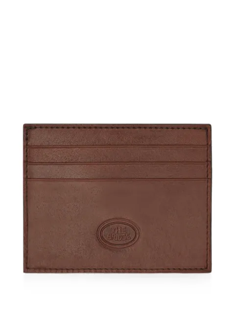 The Bridge logo-debossed leather cardholder