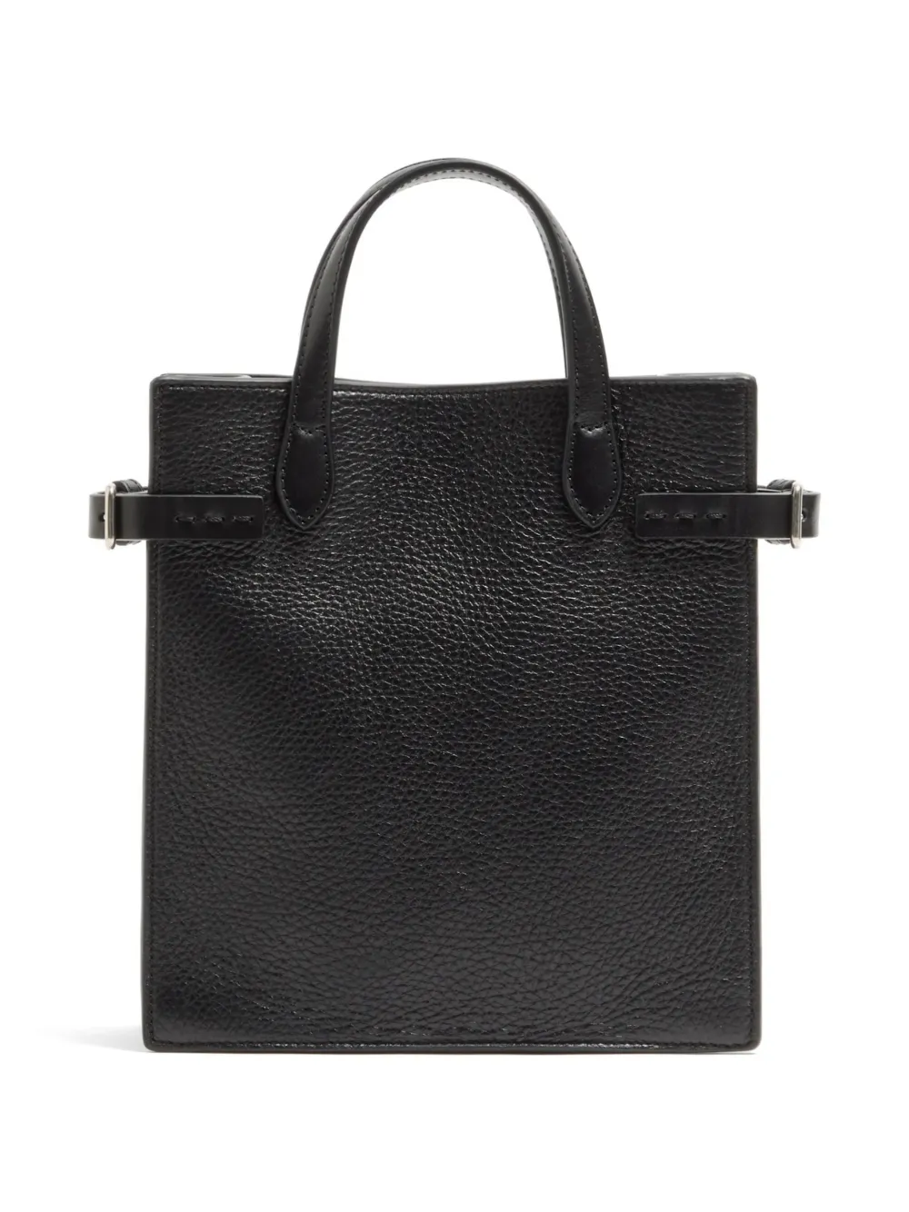 Valentino Garavani Antibes kleine shopper van gekorreld leer Zwart