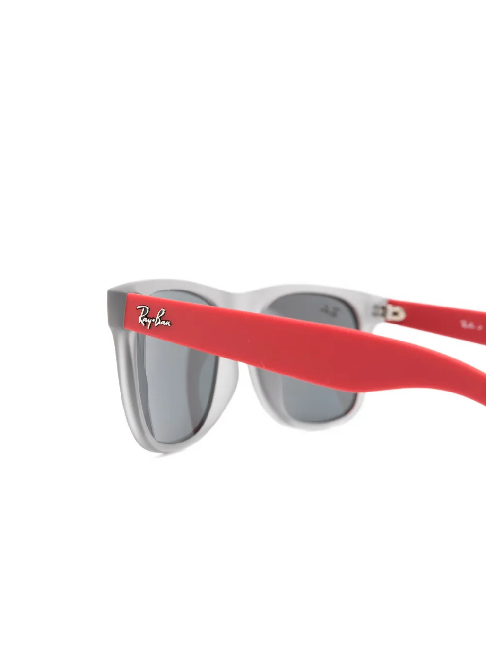 RAY-BAN JUNIOR Justin zonnebril met rechthoekig montuur Grijs