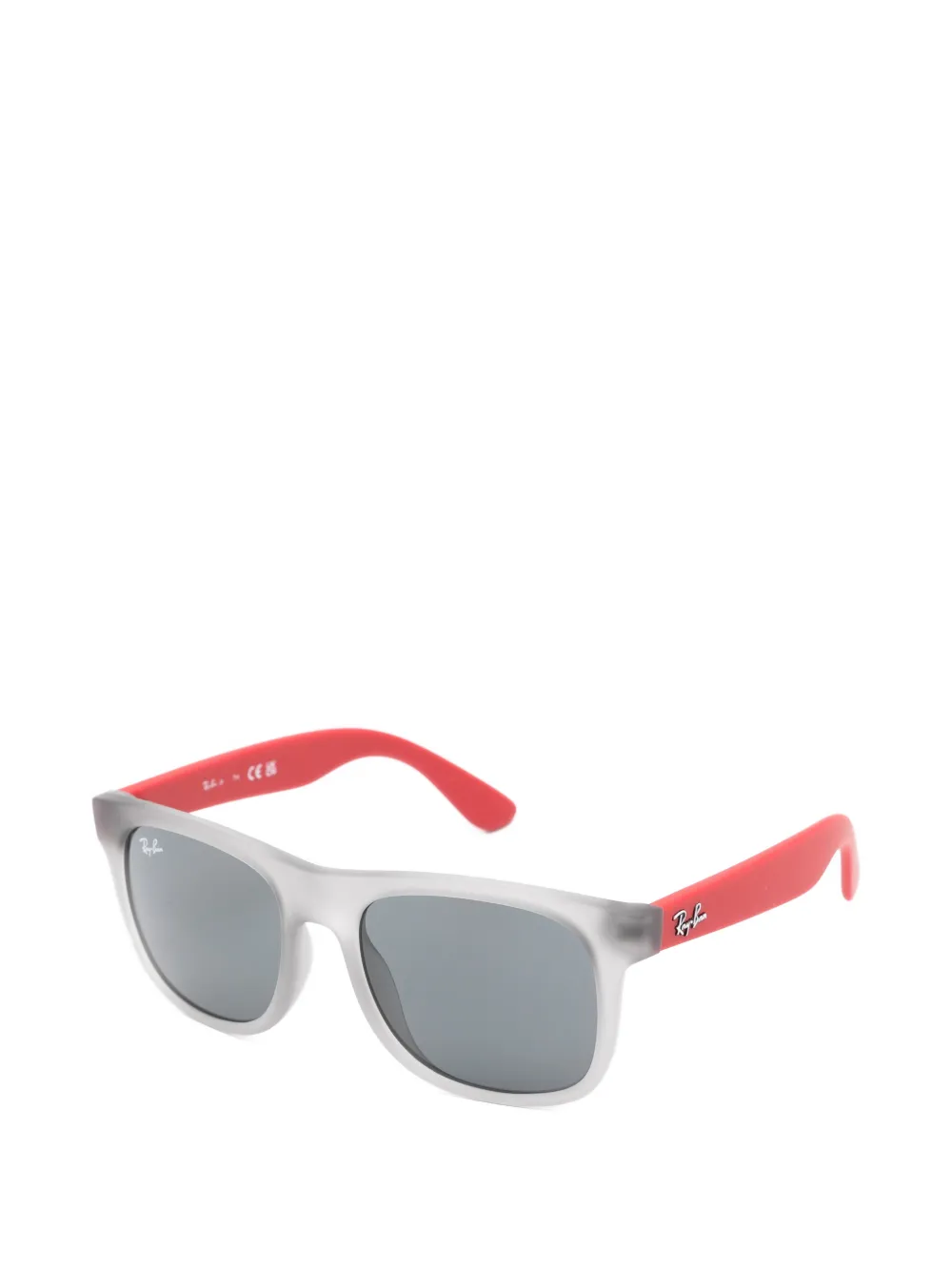 RAY-BAN JUNIOR Justin zonnebril met rechthoekig montuur Grijs