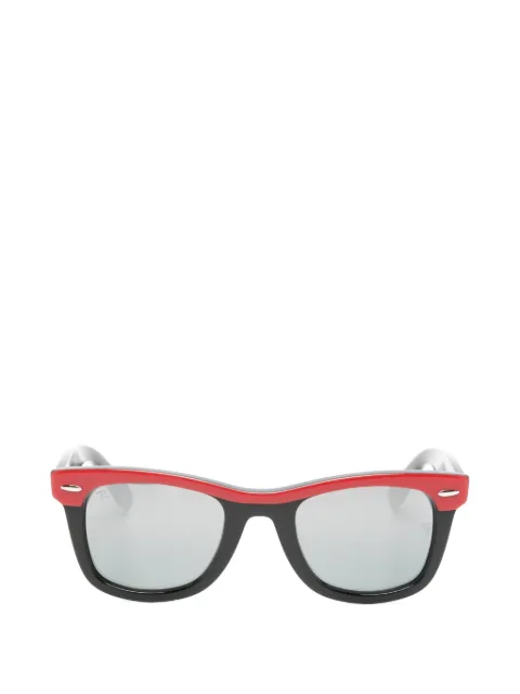RAY-BAN JUNIOR logo-plaque square-frame sunglasses