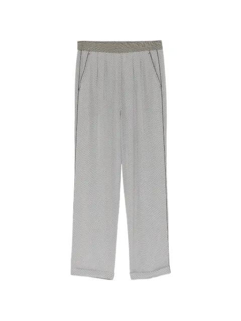 TOM FORD grid pattern trousers