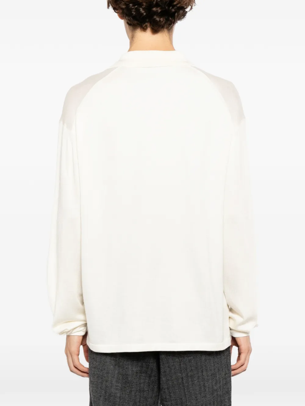 TOM FORD T-shirt met V-hals Beige