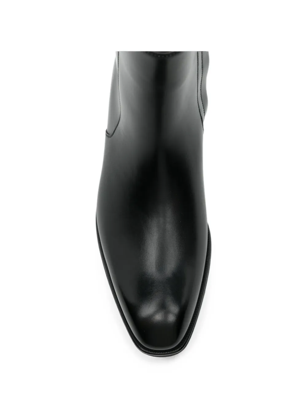 TOM FORD Leren enkellaarzen Zwart